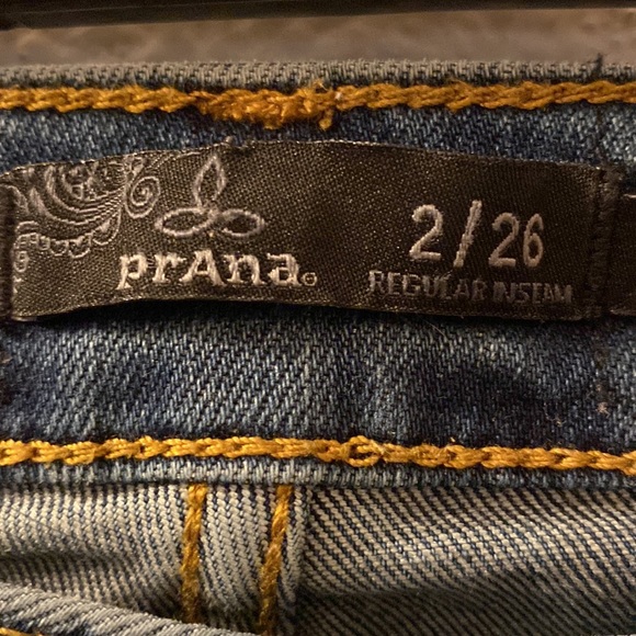 Prana London skinny jean size 2/26 - Picture 2 of 5